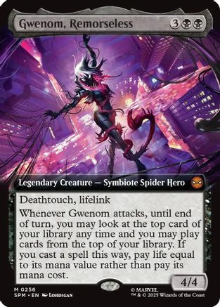 {@@ SPM R} Gwenom, Remorseless (Extended Art) [Marvel's Spider-Man] [SPM 256]