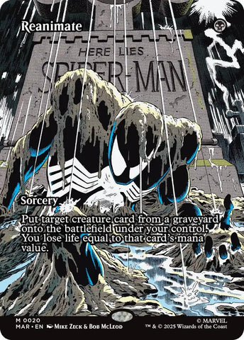 {@@ MAR R} Reanimate (Borderless) [Marvel's Spider-Man: Eternal-Legal] [SPE 020]