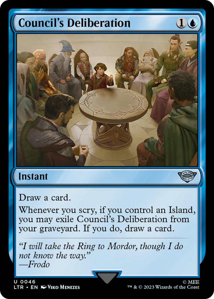 {C} Council's Deliberation [The Lord of the Rings: Tales of Middle-Earth][LTR 046]