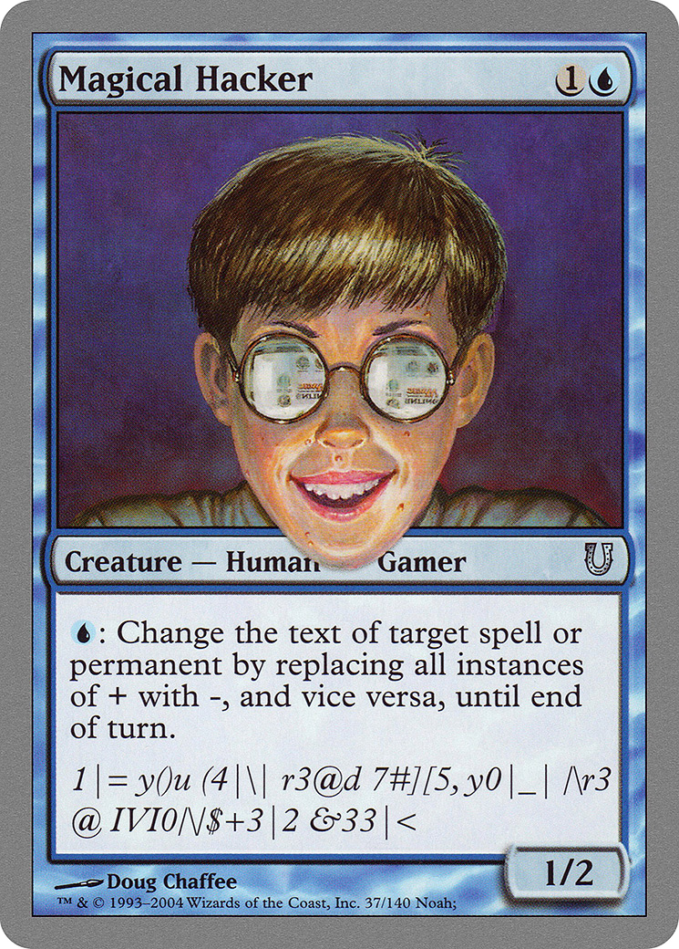 {C} Magical Hacker [Unhinged][UNH 037]