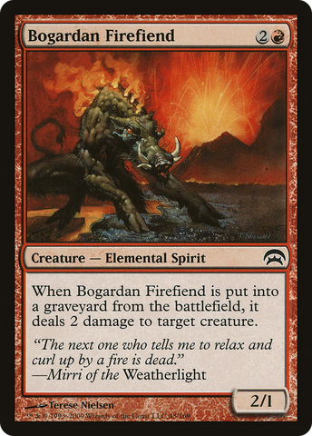 {C} Bogardan Firefiend [Planechase][HOP 048]