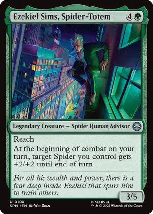 {@@ SPM C} Ezekiel Sims, Spider-Totem [Marvel's Spider-Man] [SPM 100]