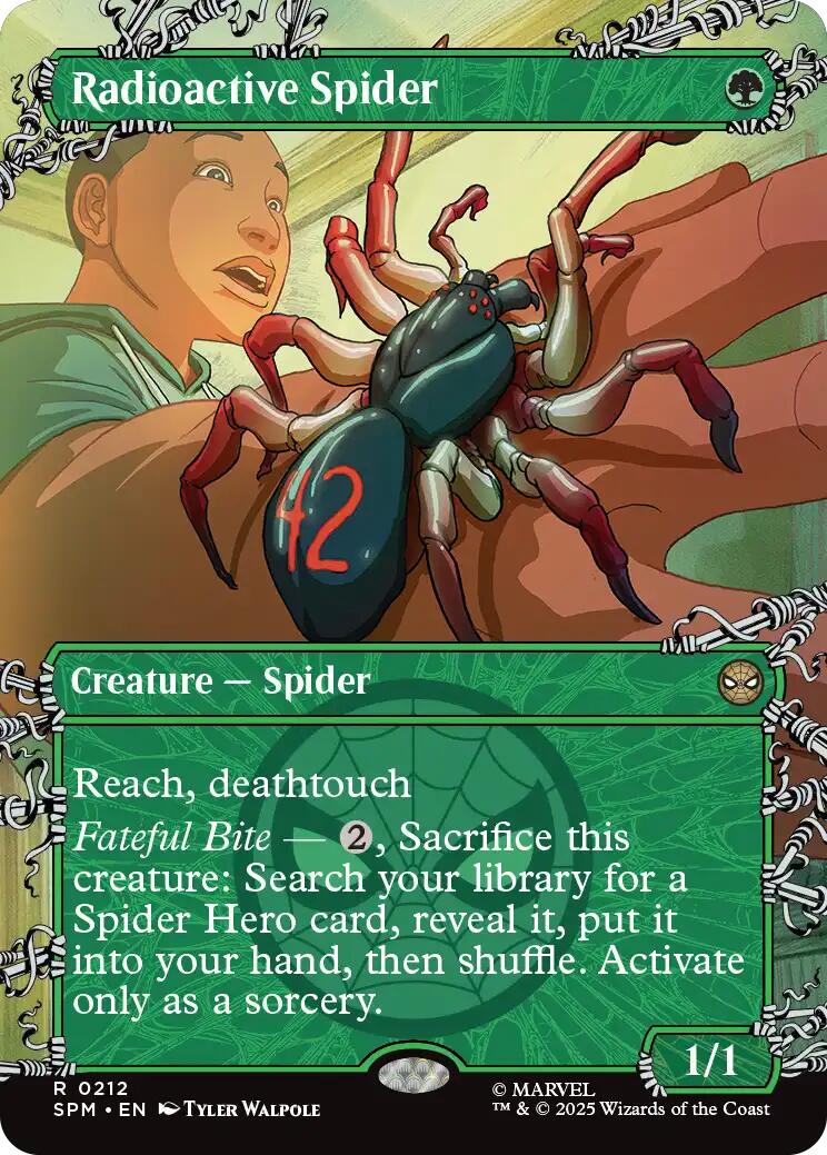 {@@ SPM R} Radioactive Spider (Borderless) [Marvel's Spider-Man] [SPM 212]