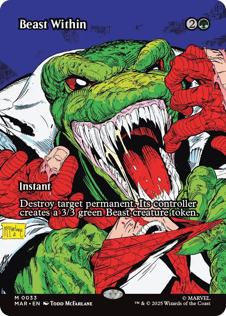 {@@ MAR R} Beast Within (Borderless) [Marvel's Spider-Man: Eternal-Legal] [SPE 033]