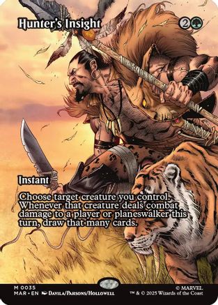 {@@ MAR R} Hunter's Insight (Borderless) [Marvel's Spider-Man: Eternal-Legal] [SPE 035]
