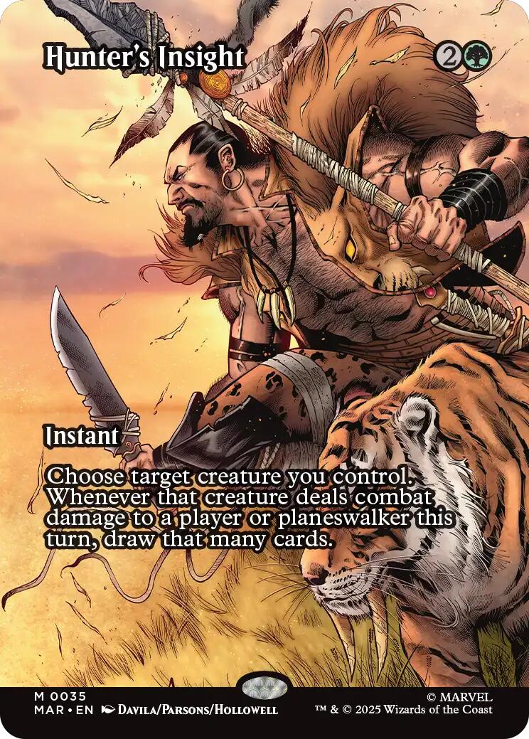 {@@ MAR R} Hunter's Insight (Borderless) [Marvel's Spider-Man: Eternal-Legal] [SPE 035]