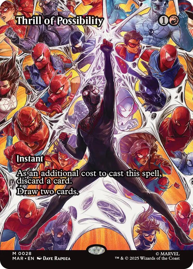 {@@ MAR C} Thrill of Possibility (Borderless) [Marvel's Spider-Man: Eternal-Legal] [SPE 028]