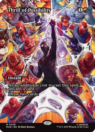 {@@ MAR C} Thrill of Possibility (Borderless) [Marvel's Spider-Man: Eternal-Legal] [SPE 028]