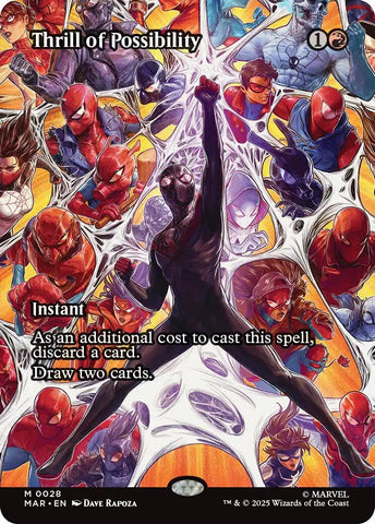 {@@ MAR C} Thrill of Possibility (Borderless) [Marvel's Spider-Man: Eternal-Legal] [SPE 028]
