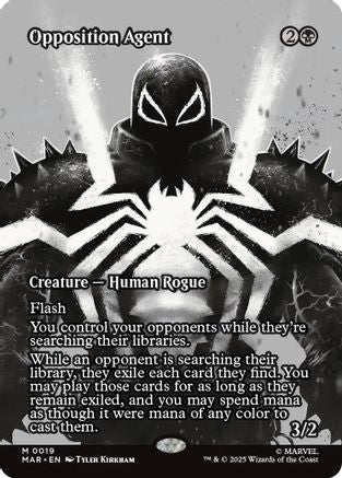 {@@ MAR R} Opposition Agent (Borderless) [Marvel's Spider-Man: Eternal-Legal] [SPE 019]
