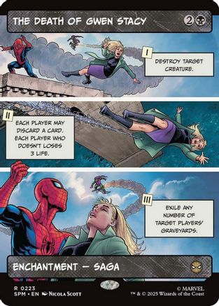 {@@ SPM R} The Death of Gwen Stacy (Borderless) [Marvel's Spider-Man] [SPM 223]