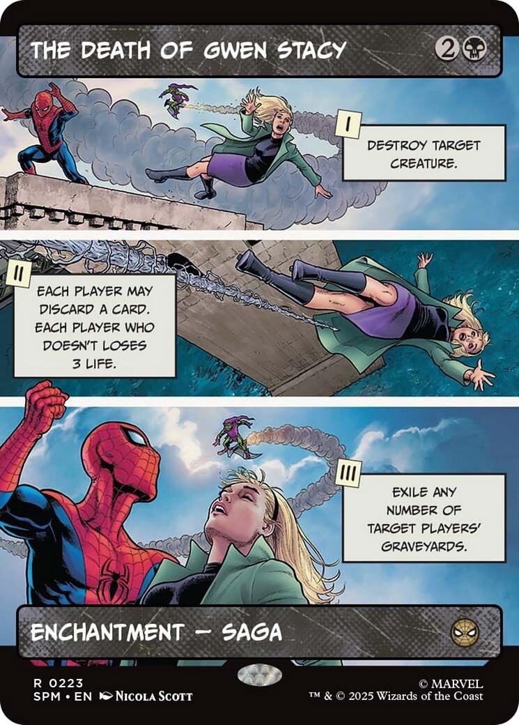 {@@ SPM R} The Death of Gwen Stacy (Borderless) [Marvel's Spider-Man] [SPM 223]