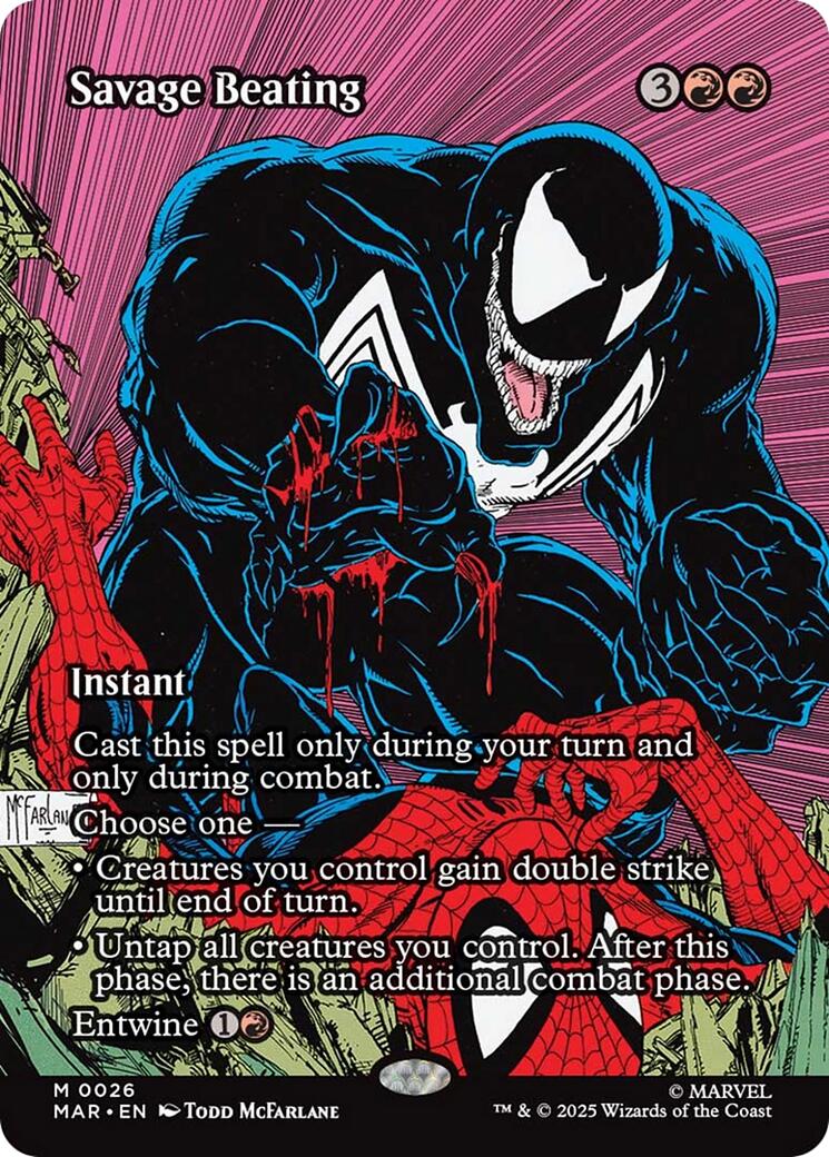 {@@ MAR R} Savage Beating (Borderless) [Marvel's Spider-Man: Eternal-Legal] [SPE 026]