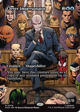 {@@ MAR R} Clever Impersonator (Borderless) [Marvel's Spider-Man: Eternal-Legal] [SPE 008]