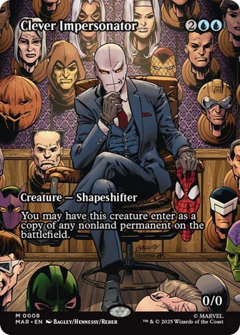 {@@ MAR R} Clever Impersonator (Borderless) [Marvel's Spider-Man: Eternal-Legal] [SPE 008]