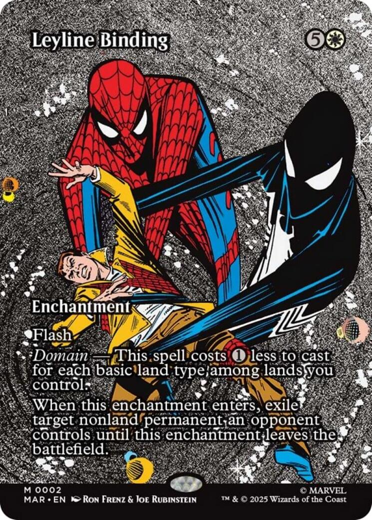 {@@ MAR R} Leyline Binding (Borderless) [Marvel's Spider-Man: Eternal-Legal] [SPE 002]