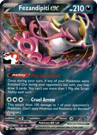 [PKM] Fezandipiti ex (038/064) [Prize Pack Series Seven]