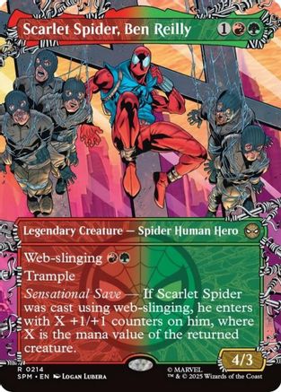 {@@ SPM R} Scarlet Spider, Ben Reilly (Borderless) [Marvel's Spider-Man] [SPM 214]