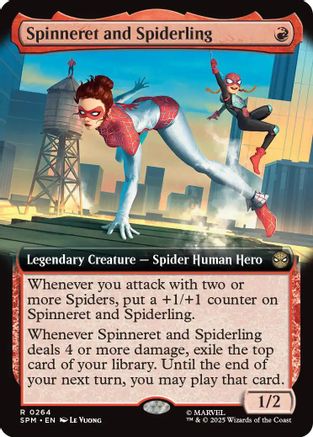 {@@ SPM R} Spinneret and Spiderling (Extended Art) [Marvel's Spider-Man] [SPM 264]