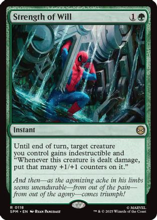 {@@ SPM R} Strength of Will [Marvel's Spider-Man] [SPM 118]