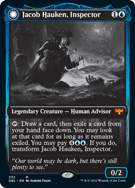{R} Jacob Hauken, Inspector // Hauken's Insight [Innistrad: Double Feature][DBL 332]