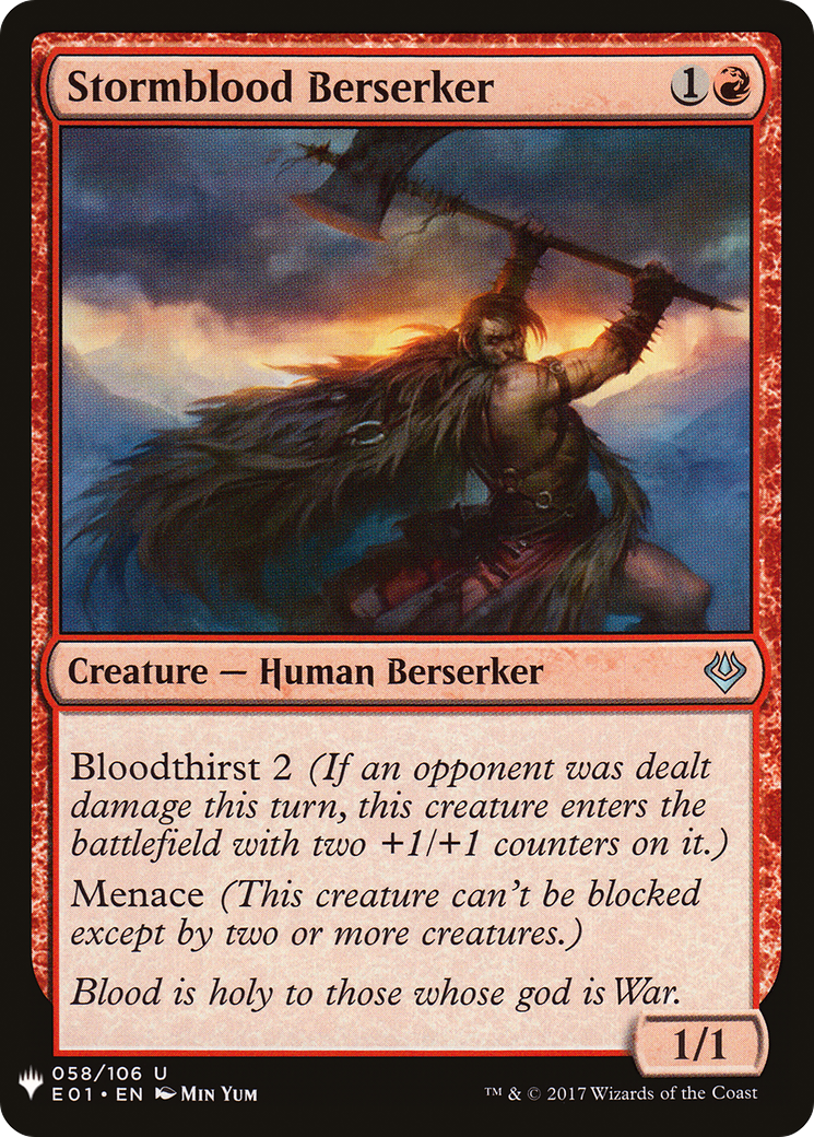 {C} Stormblood Berserker [Mystery Booster][LS E01 058]