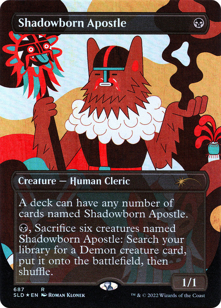{R} Shadowborn Apostle (687) (Borderless) [Secret Lair Drop Promos][SLD 687]