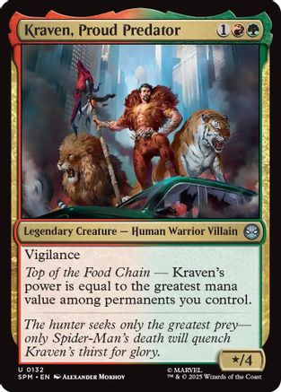 {@@ SPM C} Kraven, Proud Predator [Marvel's Spider-Man] [SPM 132]