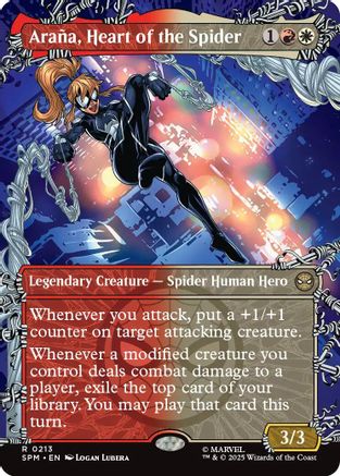 {@@ SPM R} Arana, Heart of the Spider (Borderless) [Marvel's Spider-Man] [SPM 213]