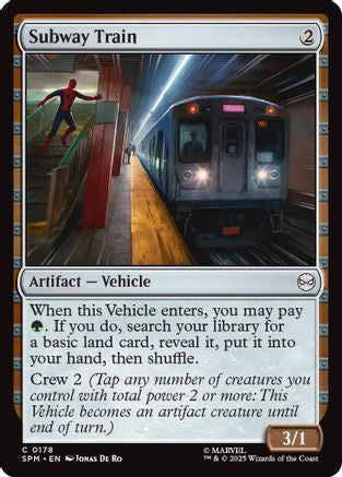 {@@ SPM C} Subway Train [Marvel's Spider-Man] [SPM 178]