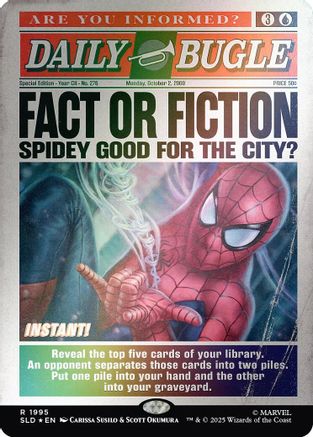 Fact or Fiction (1995) (Rainbow Foil) [SLD-1995]  Foil