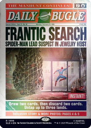 Frantic Search (1996) (Rainbow Foil) [SLD-1996]  Foil