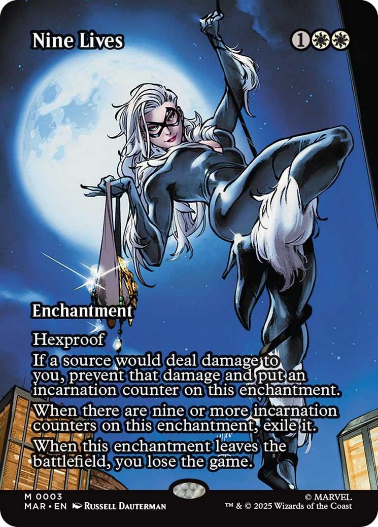 {@@ MAR R} Nine Lives (Borderless) [Marvel's Spider-Man: Eternal-Legal] [SPE 003]