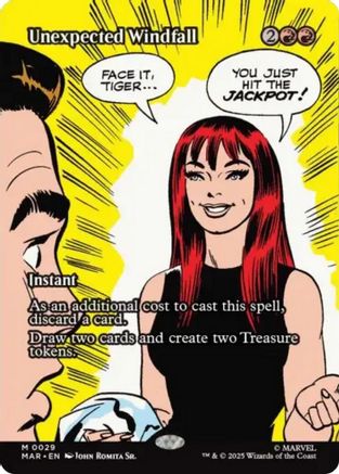 {@@ MAR R} Unexpected Windfall (Borderless) [Marvel's Spider-Man: Eternal-Legal] [SPE 029]