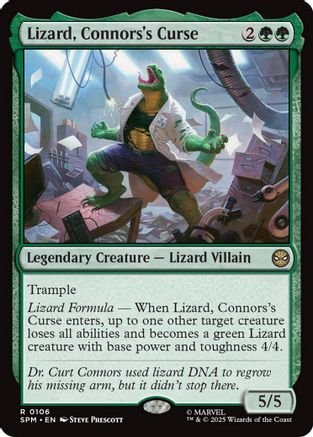 {@@ SPM R} Lizard, Connors's Curse [Marvel's Spider-Man] [SPM 106]