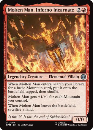 {@@ SPM C} Molten Man, Inferno Incarnate [Marvel's Spider-Man] [SPM 084]