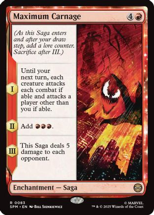 {@@ SPM R} Maximum Carnage [Marvel's Spider-Man] [SPM 083]