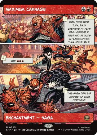 {@@ SPM R} Maximum Carnage (Borderless) [Marvel's Spider-Man] [SPM 225]