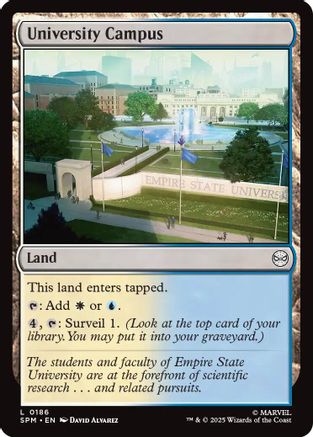 {@@ SPM C} University Campus [Marvel's Spider-Man] [SPM 186]