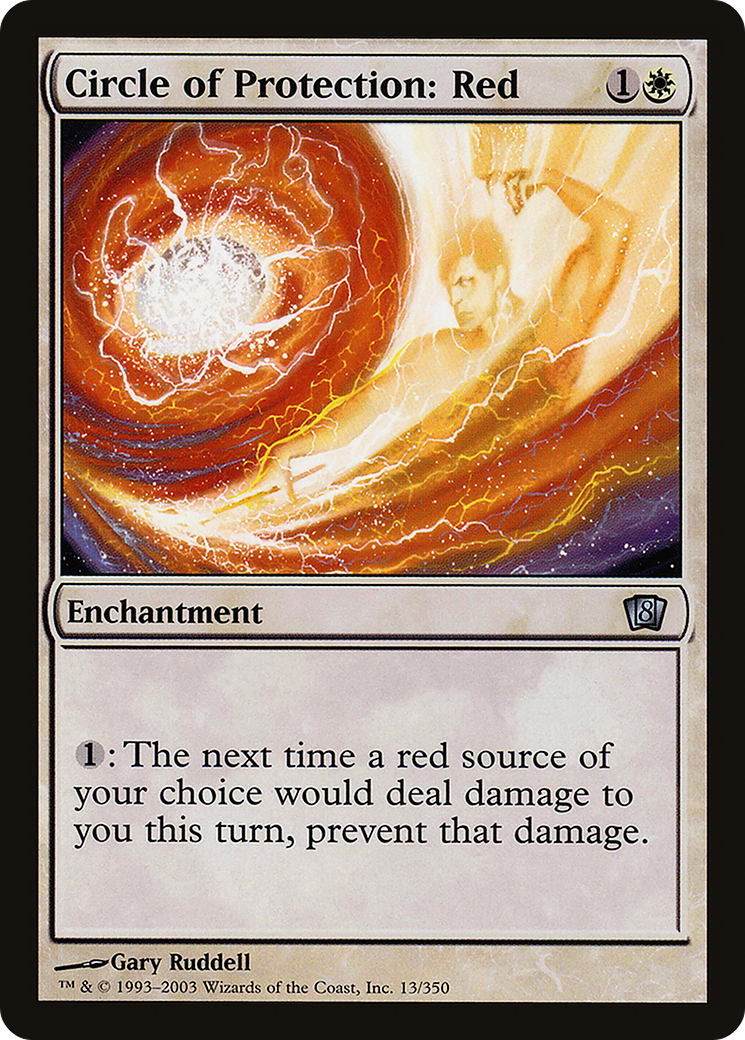 {C} Circle of Protection: Red [Eighth Edition][8ED 013]