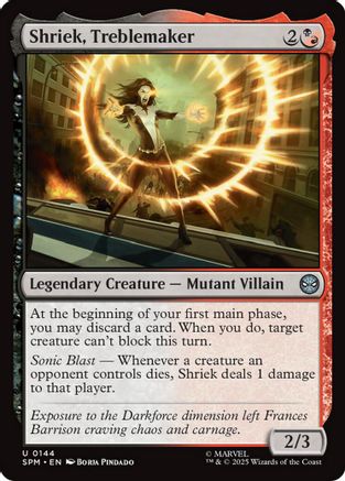 {@@ SPE C} Shriek, Treblemaker [Marvel's Spider-Man] [SPM 144]