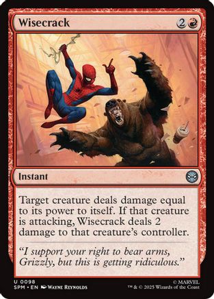 {@@ SPM C} Wisecrack [Marvel's Spider-Man] [SPM 098]