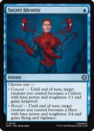{@@ SPM C} Secret Identity [Marvel's Spider-Man] [SPM 098]