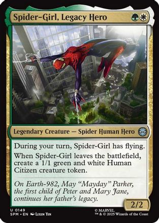 {@@ SPM C} Spider-Girl, Legacy Hero [Marvel's Spider-Man] [SPM 149]