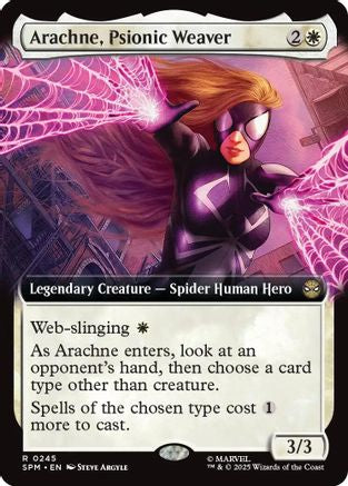 {@@ SPM R} Arachne, Psionic Weaver (Extended Art) [Marvel's Spider-Man] [SPM 245]
