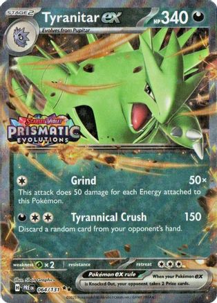 [PKM] Tyranitar ex (064/131) (Prismatic Evolutions Stamp) [Miscellaneous Cards]