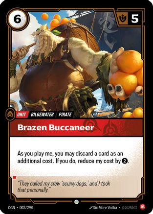 [RFB] Brazen Buccaneer (Foil) (002/298) - Origins