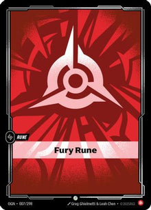 Fury Rune (007/298) - Origins