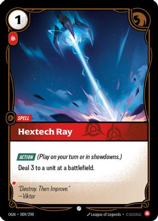 [RFB] Hextech Ray (Foil) (009/298) - Origins
