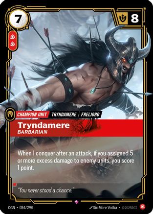 Tryndamere - Barbarian (034/298) - Origins